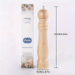 25 cm medinis pipirų malūnėlis rankinis virtuvei ,  Žurnalas