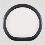 PU Oda D-Forma Vairo Užvalkalas, Universalus Neslystantis , Black Blue Line-D Type (F62 Full Leather) Xuanhuang