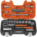 Bahco Movos komplektas 1/4" ir 3/8", 34 dalys, S330