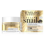 Atkuriamasis dieninis ir naktinis veido kremas su sraigių gleivėmis Eveline Cosmetics Royal Snail 50+ 50 ml