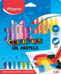Kreidelės Maped Colorpeps, 24 spalv.