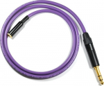 Kabel Melodika Jack 3.5mm - Jack 6.3mm 0.2m fioletowy