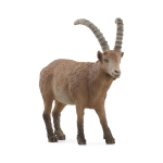 Kalnų ožio Ibex figūrėlė Wild Life Schleich, ruda