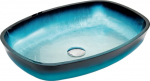 Stiklinis praustuvas Mexen Araks, Blue