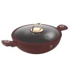 Berlinger Haus wok keptuvė su dangčiu Leonardo Collection, 30 cm