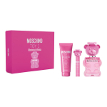 Rinkinys Moschino Toy 2 Bubble Gum moterims: tualetinis vanduo EDT, 100 ml + tualetinis vanduo EDT, 10 ml + kūno losjonas, 100 ml