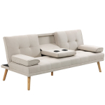 Sofa-lova Homcom, smėlio/ruda