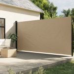 I&scaron;traukiama &scaron;oninė markizė, smėlio spalvos, 200x600cm