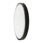 24W LED pavir&scaron;inis &scaron;viestuvas, juodu korpusu, 4000K, IP44, su judesio davikliu
