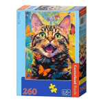 Dėlionė Castorland Happy Cat, 260 d.
