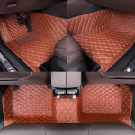 (rudi) Individualūs automobilių grindų kilimėliai, tinkantys daugumai automobilių, geros medžiagos MAR 2, (ruda)