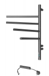 Elektrinė &scaron;ildoma rank&scaron;luosčių kabykla 180&deg; Vertical 4 Black 57 W 395x615 mm