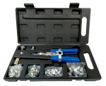 Kniediklis srieginėms M3-M8 kniedėms Silver Tools, 106 vnt.