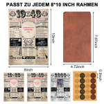 Kalėdiniai atributai, i&scaron;&scaron;okantis 80-ojo gimtadienio atvirukas &ndash; suasmenintas senoviniu voku vyrams ir moterims,