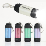 Begonia 5 mini led žibintuvėlių rinkinys, usb įkraunami žibintuvėliai vaikams, raktų pakabuko žibintuvėlis, įkraunamas žibintuvėlis vaikams, skirtas stovyklavimui, lauke (prailginta versija)