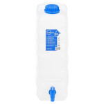Vandens talpa su čiaupu, skaidri, 20l, plastikas