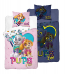 Patalynė &Scaron;vyti tamsoje 160x200 PAW PATROL &scaron;uniukai Rožinė