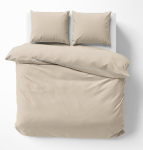 Gryna patalynė i&scaron; medvilnės makosatino 220x200 Beige Sand Premium