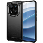 &bdquo;AILES&ldquo; Carbon kieto silikono (TPU) dėklas - juodas (Redmi Note 14 Pro+ 5G)
