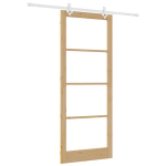 vidaXL Slankios durys Natūrali 93 x 232 cm