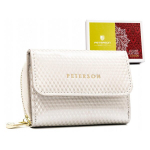 Piniginė moterims Peterson PTN 423229-SBR-BE PTN423229SBRBE514035903051207341, Beigie