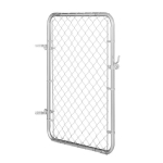 Segmentinės tvoros vartai 2-6 m x 4 m be stulpų