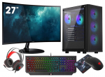 VIST VENTUM PC Gaming Ryzen 7 5700X RAM 32GB RTX 5060Ti SSD 1TB M.2 27" W11