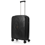 Vidutinio dydžio lagaminas SwissBags Lava 66 cm juodas