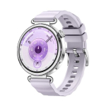 HUAWEI Watch GT6 41mm Steel Stainless Steel Case with Purple Fluoroelastomer Strap