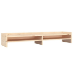 Monitoriaus laikiklis Monitoriaus stovas, Pu&scaron;ies medienos masyvas, 100x24x16cm, ruda