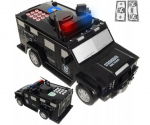 Kiaulė &ndash; seifas Policijos automobilis su PIN kodu