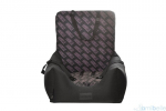Automobilinė kėdutė augintiniui Amibelle Lady Print, juoda/rožinė