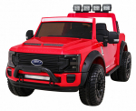 Dvivietis vaiki&scaron;kas elektromobilis Ramiz Ford Super Duty, raudonas