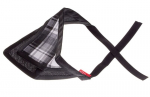 Kaklaskarė Amibelle Checkered, juoda