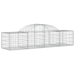 I&scaron;lenktas gabiono krep&scaron;ys vidaXL 200x50x40/60 cm