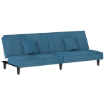 Sofa-lova su porankiais vidaXL, mėlyna