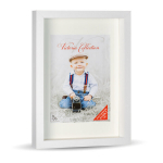 Nuotraukų rėmelis 3D 21x29,7 baltas