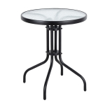 Sodo stalas ModernHome, juodas