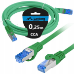 Lanberg tinklo kabelis Cat 6a S/ftp, 0.25m, Rj45