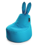 Vaiki&scaron;kas sėdmai&scaron;is Qubo Daddy Rabbit Wave Blue POP FIT prakti&scaron;ka dirbtinė oda