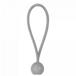Elastinė guma su burbuliuku Bradas Bungee Cord Ball, 20 cm, 10 vnt., pilka