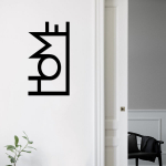 Sienų dekoracija Home Black, 1 vnt.