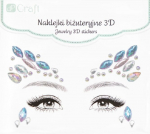 Veido lipdukai - kristalai 3D Night Beauty