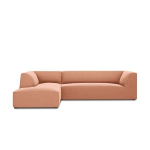 Sofa Micadoni Ruby, 273x180x69 cm, rožinė