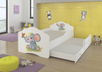 Vaiki&scaron;ka lova ADRK Furniture Casimo II, balta