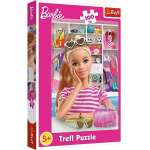 Lėlės Barbie dėlionė Trefl, 100 vnt