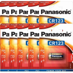 Panasonic elementas Lithium CR123, 10 vnt.