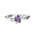 Sidabrinis žiedas Violet R0445