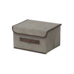 Sulankstoma audinio dėžė su dangčiu daiktams