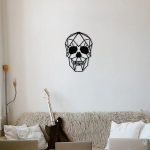 Pakabinama dekoracija Skull Metal Decor, 1 vnt.
